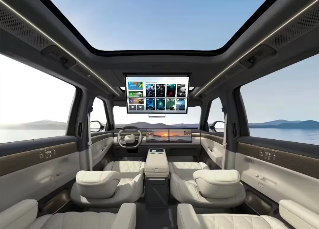 上汽大众ID.ERA 9X连发官图 仙踪绿配色+豪华内饰同步曝光